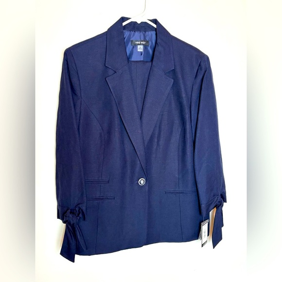 Nine West Dark Blue Women's Blazer - Picture 1 of 6